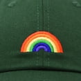 thumbnail image 5 of DALIX Rainbow Baseball Cap Womens Hats Cute Hat Soft Cotton Caps in Dark Green, 5 of 7