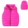thumbnail image 4 of Little Girls Boys Puffer Vest Kids Boys Girls Winter Vest Casual Lightweight Cute Jackets Sleeveless Winter Outfits for Kids 8-9 Years, 4 of 4
