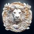 thumbnail image 1 of Puzzle de madera Pijesaksa 3D Paper Lion 200 piezas para adultos, 1 of 7