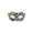 A004- Blue (Style D), variant on Leopard Print Masquerade Mask for Women 7 Inch Half Face Halloween Mask for Masquerade Party Mardi Gras Accessory for Stage Performance Photo Booth Prop, 1 Pack