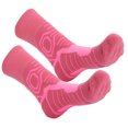 thumbnail image 2 of 1 par de calcetines deportivos antideslizantes, calcetines de protección atléticos transpirables para baloncesto y fútbol (rosa), 2 of 5