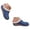 Blue, variant on Pandaie Orthopedic Warm Fleece Lined Slippers Women Slip on Arch Support Winter House Shoes Comfy Cushioning Wide Toe Box Indoor Outdoor Backless Shoes Size 6‑9.5