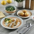 thumbnail image 4 of Wanda June Home Vintage Stripe 12-Piece Porcelain Dinnerware Set by Miranda Lambert, 4 of 8