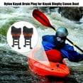 thumbnail image 2 of 4 Pcs Kayak Drain Plug Nylon Thread Drain Stopper for Kayak Boat Canoe Dinghy Black, 2 of 6