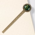 thumbnail image 4 of Tropical jungle palm fronds Book Marks: Lace Bookmark in Antique Bronze - the Reading Accessory for Book Lovers, 4 of 5