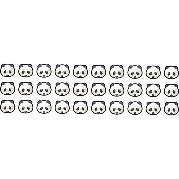 StickerTalk Panda Camera Dots Webcam Covers, 1 sheet of 30 stickers, 0.4 inches x 0.35 inches each