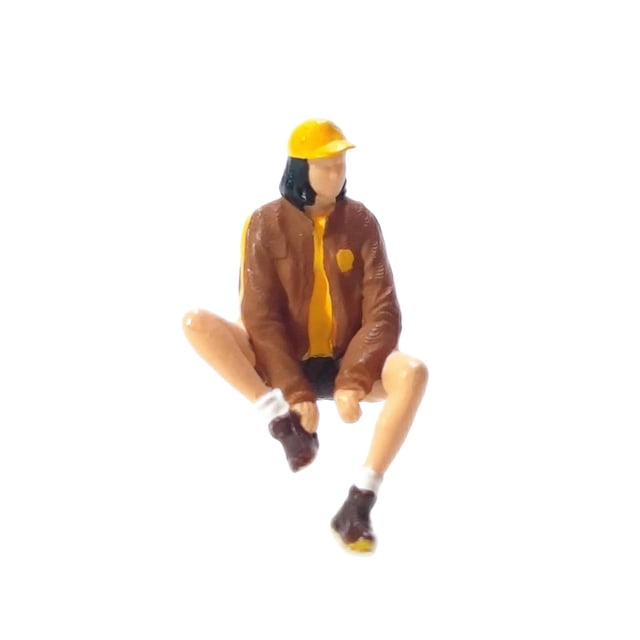 Figuras de personas modelo 1/64, figuras a escala 1/64, figuras realistas de personas pequeñas, accesorios de fotografía, figuras de resina 1/64 para Estilo B Sunnimix Figuras de personas