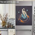thumbnail image 3 of Yayeee Magnetic Dishwasher Cover for The Front Decoration Home Kitchen Machine Sticker Protector, Black Astronaut Record, 3 of 6