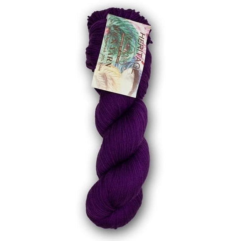 Cascade Heritage Sock Yarn – Sapphire Color, 75% Superwash Merino Wool, 25% Nylon, 437 Yards