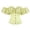H-Yellow, variant on SRZYMJ Women Off Shoulder Satin Ruffle Corset Top Red Damask Jacquard Front Hook Bustier Lace Up Back Gothic Victorian Waist Cincher for Halloween Cosplay Party S