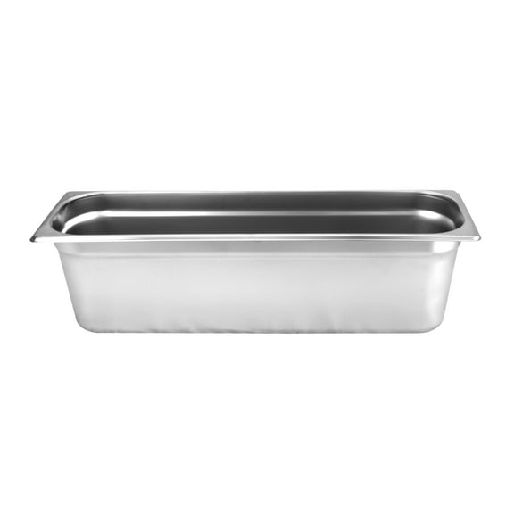 Excellante half size long 6" deep 24 gauge anti jam pans, comes in each