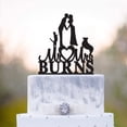 thumbnail image 1 of Mr and Mrs Cake Topper with Playing Cat and Corgi,Corgi Cake Topper,Last Name Cake Topper,Bride and Groom Cake Topper,Cat Cake Topper,A111 Made in USA, 1 of 2