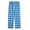 Cyan Blue Plaid, variant on Arshiner Boys Plaid Pajama Pants Long Plaid PJ Bottoms Boys Sleepwear Lounge Pants with Pockets