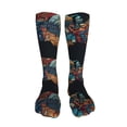thumbnail image 5 of KLL Stained Glass Eagle USA Print Cool Socks Men's Women's Crew Socks Funny Crazy Novelty Stockings, 5 of 8