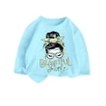 thumbnail image 1 of T-Shirts pour Filles Tout-Petits T-Shirt Imprimé à la Mode Décontracté Col Rond, 1 of 3