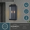 thumbnail image 3 of Vaxcel - Hampton - 2 Light Outdoor Wall Mount In Contemporary Style-15.5 Inches, 3 of 12