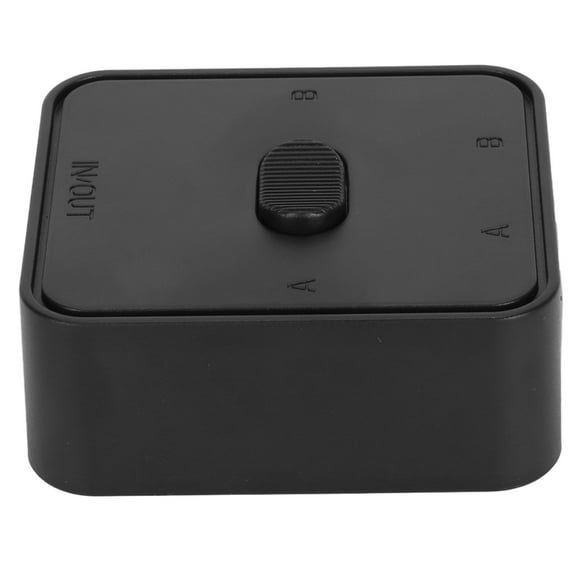 2 Port Switch, 1 In 2 Out RJ45 CAT6 Flexible Switching Bi Directional Transmission Switch Power Free For PC