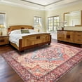 thumbnail image 3 of Ultrug Vintage Rugs Soft Accent Area Rug for Bedroom Living Room Home Decor Carpet,5'x8',Red, 3 of 7