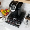 thumbnail image 7 of Mind Reader 72 Pod Coffee Drawer Organizer, 2 Tier Storage for Single Serve Pods, Countertop Pod Holder, Black, 7 of 7