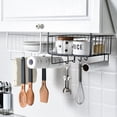 thumbnail image 3 of Naittoop Kitchen Rack Cabinet Under The Rack Wardrobe Storage Rack Sundries Storage Hanging Basket, 3 of 9