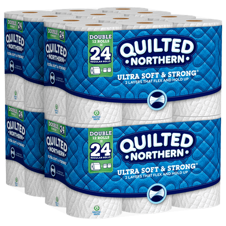 Quilted Northern Ultra Soft & Strong Toilet Paper, 48 Double (Best Toilet Paper To Use With Septic System)