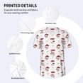 thumbnail image 3 of Uemuo Different Mushrooms Print Mens Polo Shirts Baseball T-shirt Performance Short Sleeve Golf Shirt Moisture Wicking Athletic Casual Collared T-Shirt-Large, 3 of 7