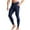 Dark Blue, variant on ZHUGeLI Mens Joggers with Pockets Solid-Color Yoga High-Waist Pocket Sports Tight Pants Running Warm Leggings Pants Green XXL