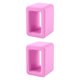 thumbnail image 2 of 2 soportes para hebilla de cinturón de seguridad que brillan en la oscuridad. Rosa, 2 of 6