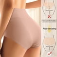 thumbnail image 5 of Zorckvet Panties for Women High Waist Tummy Control Seamless Plus Size Womens Underwear, 5 of 6