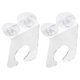 thumbnail image 5 of 2 soportes para copas de vino de baño, transparentes, para una sola taza, para ducha, 5 of 8