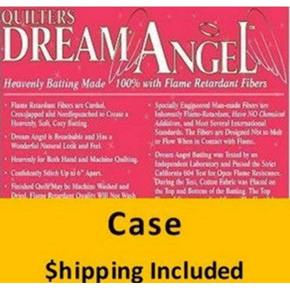 Quilters Dream Angel Batting (Case(8), Double 93 in x 96 in) shipping included*