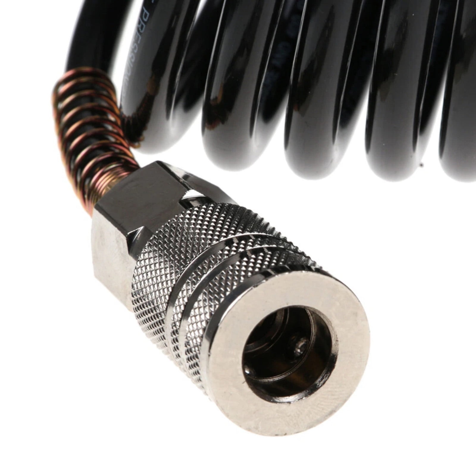 CSYANXING 1/4” x 25 FT Rubber Air Hose for Manufacturing Electrical Insulation Automotive Aviation Subway Train Black 200 PSI