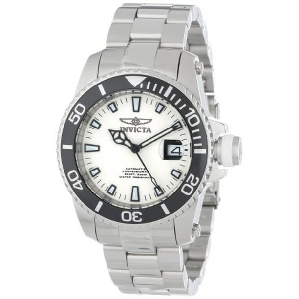 Invicta Men's 11215 Pro Diver Automatic White Dial Stainless Steel Watch