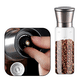 thumbnail image 3 of Molinillo de sal y pimienta, de acero inoxidable, recargable, con cuerpo de vidrio ajustable, 3 of 5