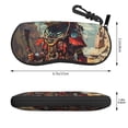 thumbnail image 2 of Vsdgher Tribal Futuristic Warrior Sunglasses Soft Case Neoprene Zipper Eyeglass Case, Zipper Portable Spectacle Cases for Men Women, 2 of 6