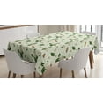 thumbnail image 1 of Jasmine Tablecloth, Serene Spring Nature Theme with Delicate Jasmine Flowers and Monarch Butterfly, Rectangular Table Cover for Dining Room Kitchen, 60 X 84 Inches, Multicolor, by Ambesonne, 1 of 3