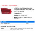 thumbnail image 2 of Left Driver Side Tail Light Assembly - Compatible with 2016 - 2018 BMW 330e 2017, 2 of 2