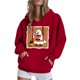 thumbnail image 2 of Sudadera con capucha de manga larga para mujer, informal, con capucha, para exteriores y chaquetas, ropa deportiva de moda para mujer, con capucha y ropa de invierno, sudadera con capucha de manga lar, 2 of 6