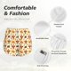 thumbnail image 4 of Balery Thanksgiving Turkeys Pantalones cortos deportivos para mujer con forro y dos bolsillos, elásticos, para entrenamiento, gimnasio, yoga-Large, 4 of 7