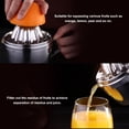 thumbnail image 4 of Stainless Steel Squeezer Lemon Squeezer, Manual Juicer, Lemon Citrus For Kitchen Use, 4 of 8