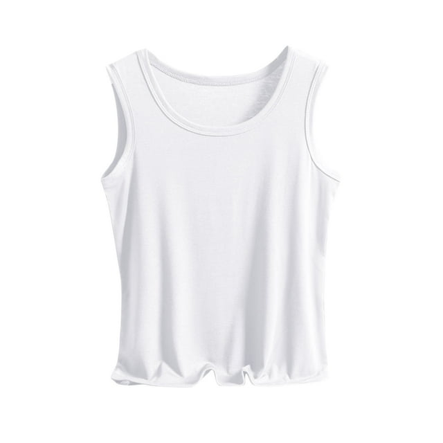 tarylea Débardeurs en Coton Grande Taille pour Femmes Col Rond Ajusté Doux Usage Quotidien Débardeurs Basiques