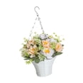 thumbnail image 4 of DOLITY Artificial Hanging Flowers in Basket Chain Flower Pot for Garden Spring Lawn C, 4 of 9