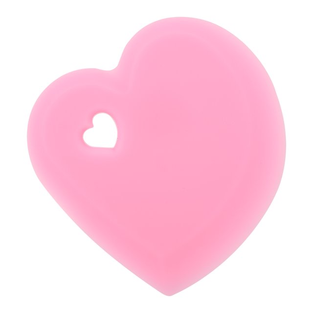 Espátula para hornear de silicona con forma de corazón, cuenco para masa, pan, galleta, Pizza, raspador de mantequilla, color rosa