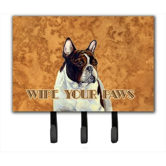 6 x 9 In. French Bulldog Wipe your Paws Leash or Key Holder