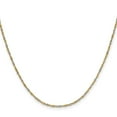 thumbnail image 2 of 14k Yellow Gold with Rhodium 1.4mm Singapore Chain, 2 of 5