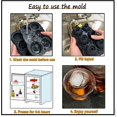 thumbnail image 4 of Bandeja para cubitos de hielo de rosas, molde redondo reutilizable para cubitos de hielo, para cócteles, whisky, 4 of 5