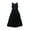 Black-Wide strap, variant on Women Midi Dress Floral Lace Trim Extender Camisole Tank Tops Underdress