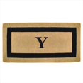 thumbnail image 1 of Nedia Home 02179Y Single Picture - Black Frame 36 x 72 In. Heavy Duty Coir Doormat - Monogrammed Y, 1 of 1