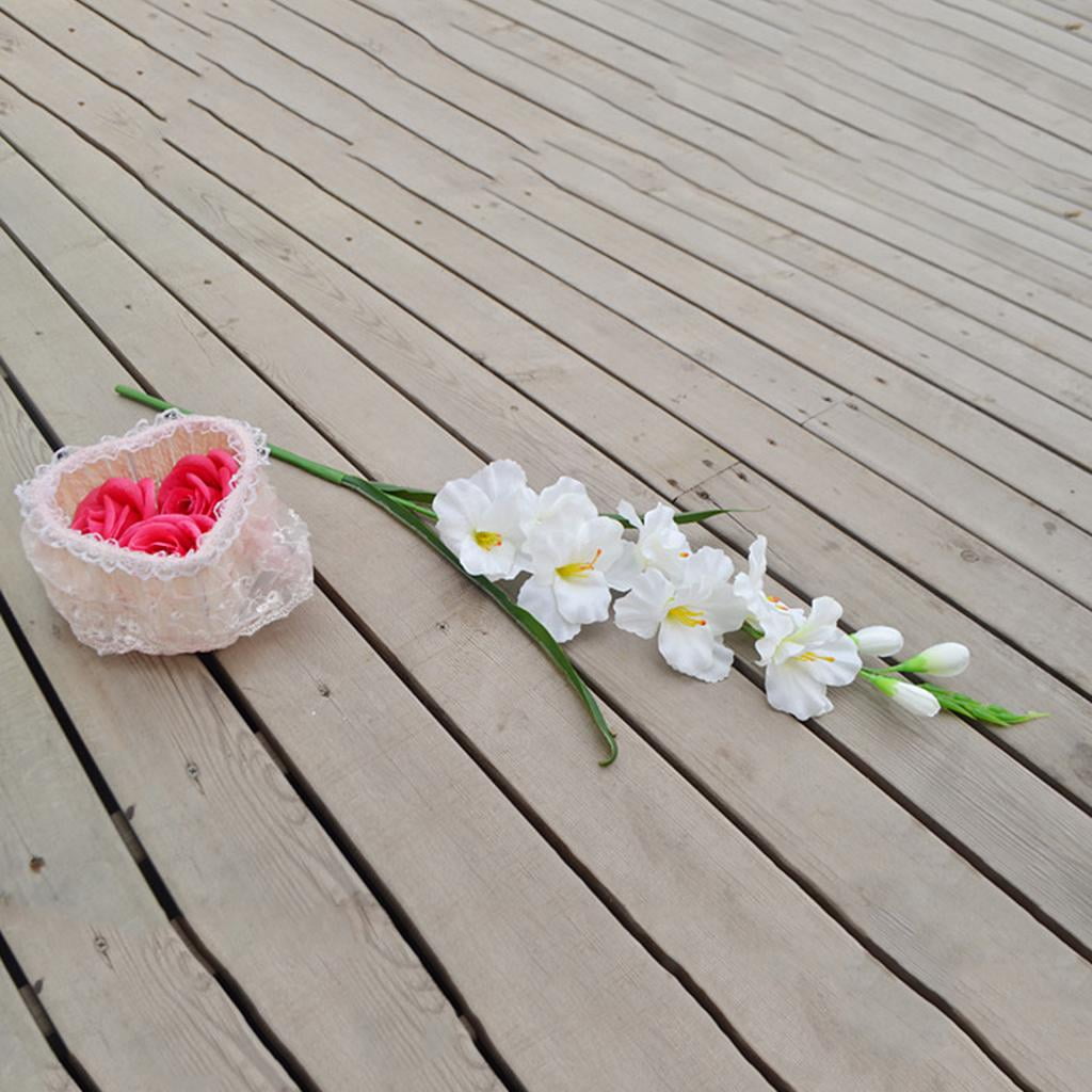 Artificial Flowers Gladioli Gladiolus Wedding Room Multi Colors