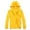 Yellow, variant on Clearance Lady Coat,Clearance Sales Plus Size Coat Women Solid Rain Jacket Outdoor Plus Size Hooded Windproof Loose Coat Water Proof Raglan Storage Bag